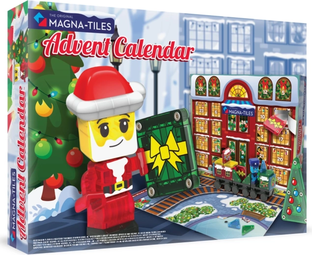 MAGNA-TILES microMAGS adventski kalendar s magnetnom konstrukcijom, 34 dijela