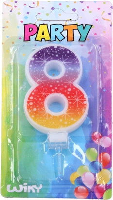 Party svjećica broj 8 Zvijezde