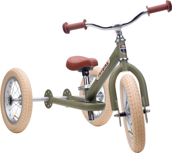 Trybike dječja guralica 2u1 (tricikl/guralica) zelena mat