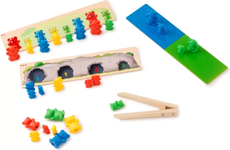 Toys for Life razvrstavanje medvjedića prema boji i veličini