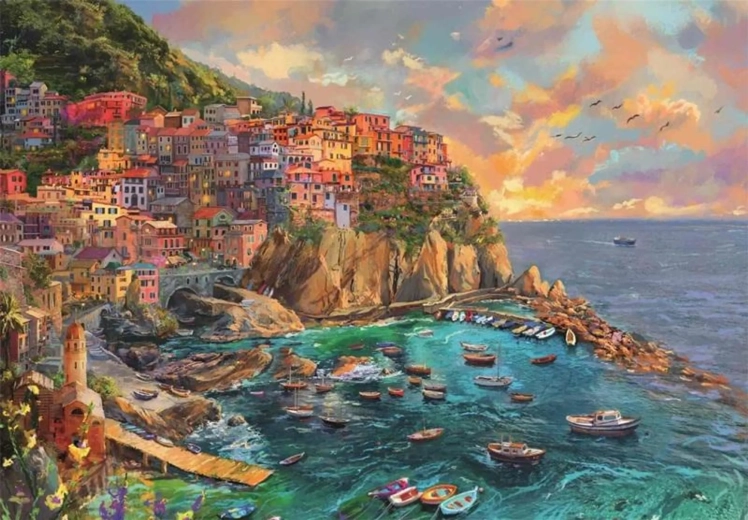 Clementoni puzzle Oslikana Manarola 2000 dijelova