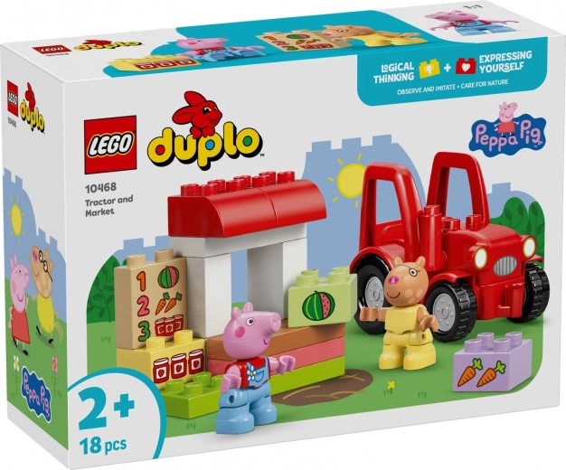 LEGO DUPLO PEPPA PIG traktor i tržnica (10468)
