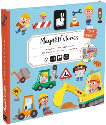 Janod magnetske priče na gradilištu