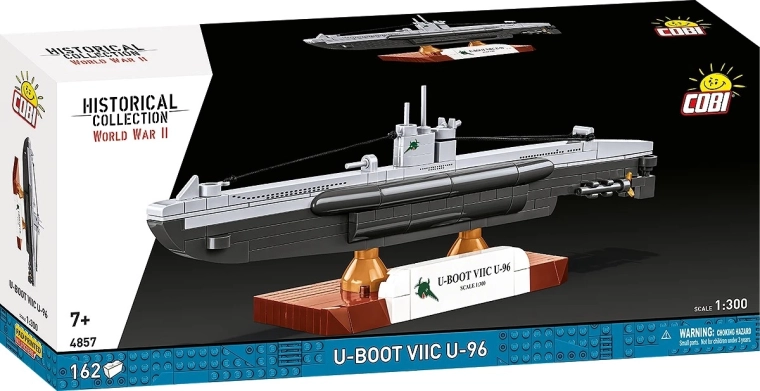 Konstrukcijski set podmornice U-BOOT VIIC U-96 1:300 (162 dijelova)