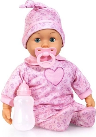 Talking BAYER Bobas Doll 38 cm First Words