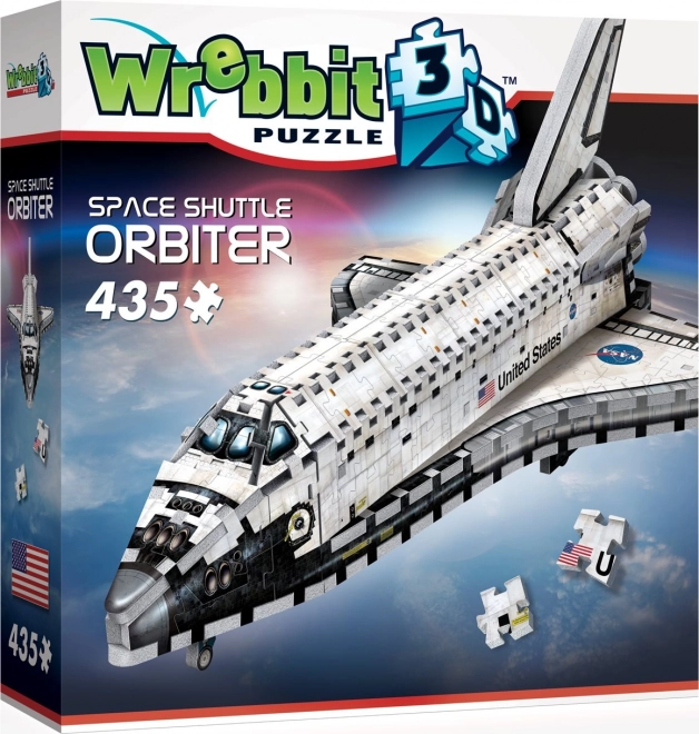 wrebbit 3d puzzle svemirski orbiter – svemirski shuttle, 435 dijelova