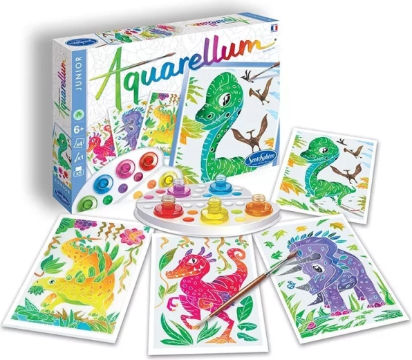 Sentosphere akvarel kreativni set junior dinosauri