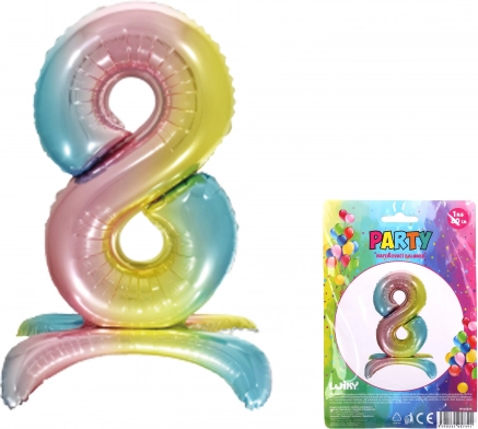 Foli balon broj 8 duga 80 cm