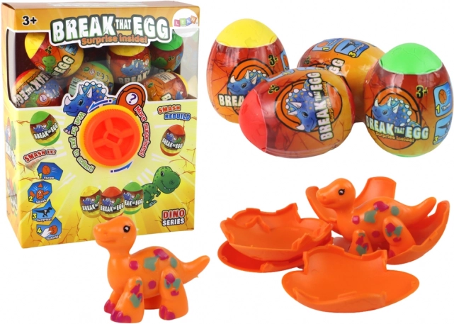 Izvaljajuća jaja dinosaura s šarenom ljuskom - set od 12 komada