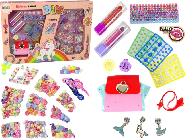 Šarena seta za make-up i nakit