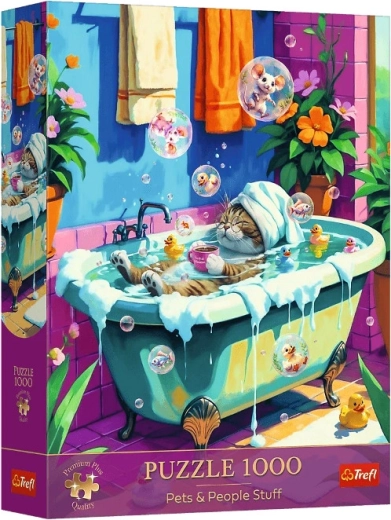 Puzzle 1000 Premium Plus – mjau, opusti se, ponovi