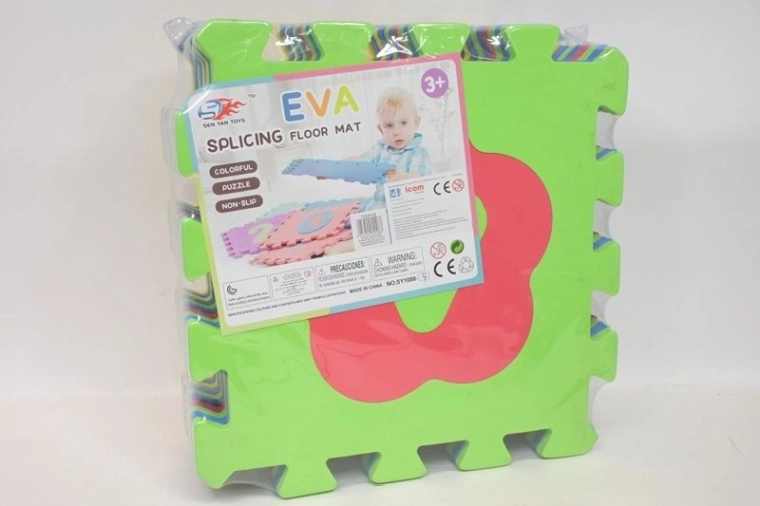 Pjenasta puzzle podloga 10 velikih dijelova