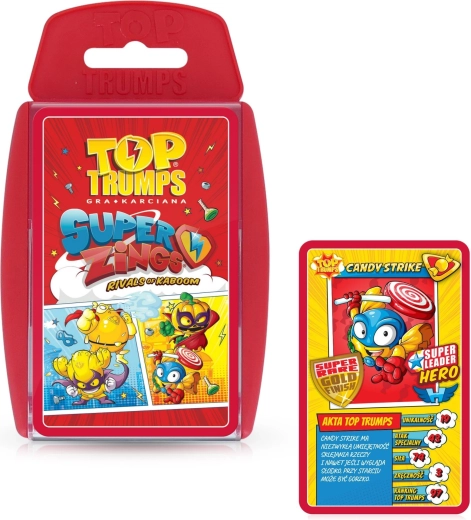Kartaška igra Top Trumps – SUPER ZINGS