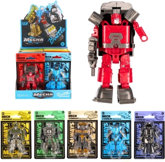 Small transforming robot (6 colors)