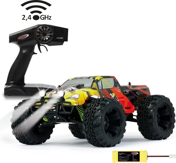 Jamara Tiger remote-controlled monster truck 4WD 1:10 2.4 GHz with LED (NiMH) - 1 piece