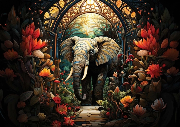 Puzzle Čuvarica cvijeća 1000 dijelova ART PUZZLE