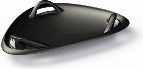 Antracitni sanjkaški tanjur 70 cm