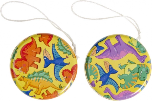 Metalni jo-jo s motivom dinosaura