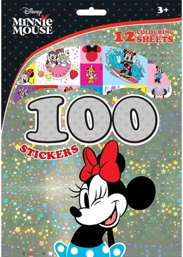 Minnie – set od 100 naljepnica i bojanki