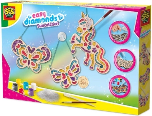 SES kreativni set za hvatače sunca – jednorog i leptiri