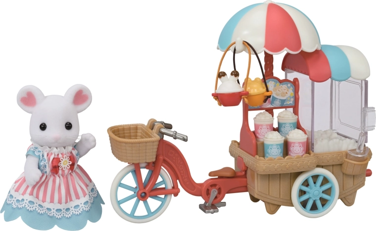 Sylvanian Families pokretni štand za kokice s mišicom