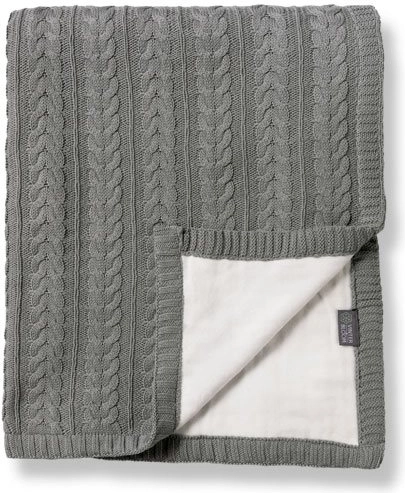 Vinter & Bloom obostrana dječja dekica Cotton Cuddly Misty Grey