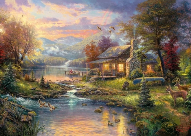 Puzzle Prirodni raj 1000 dijelova od Schmidta