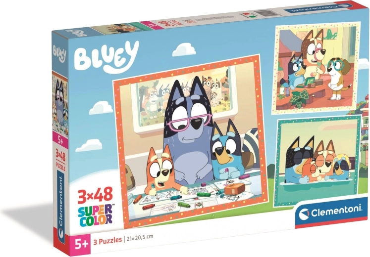 Puzzle BLUEY 3×48 dijelova