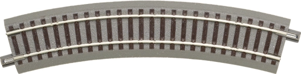 Roco geoLINE zakrivljena tračnica R2 s podlogom