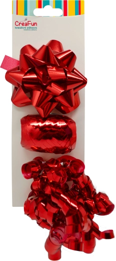 Metallic Red Gift Set – Bows and Ribbon
