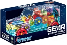 Prozirni terenski auto s prijenosima i svjetlosnim efektima