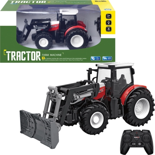 RC traktor s kašikom 1:24