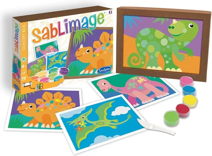 Sentosphere Sablimage sand pictures dinosaurs