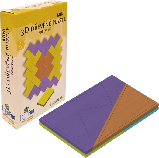 Mini 3D drveni mozgalice – više vrsta