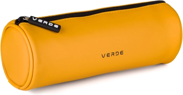 Okrugla pernica etui VERDE u boji gorušice