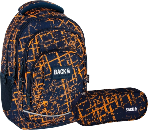 BackUP Edge school set 2-in-1 – backpack and equipped pencil case