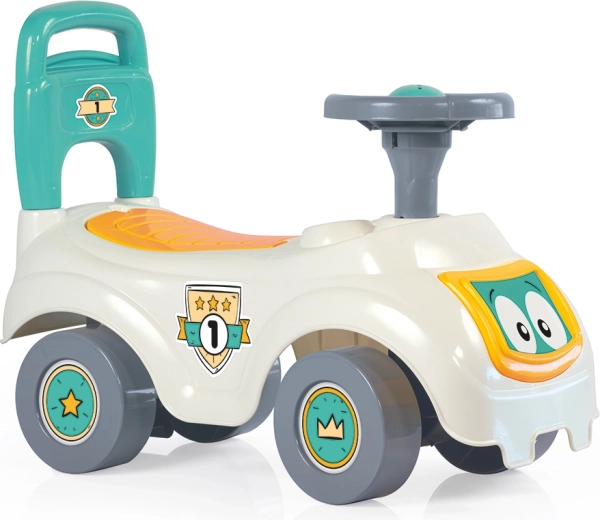 Dolu Sit'n Ride guralica autić s naslonom bijela