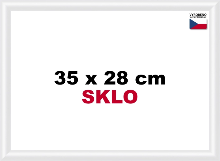 Plastični okvir za fotografije 35 × 28 cm – bijeli