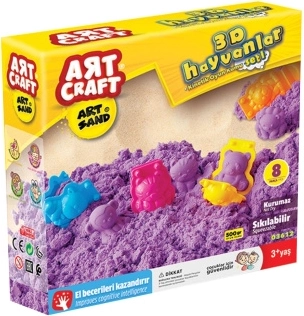 ART CRAFT kinetički pijesak za izradu životinjica 500 g