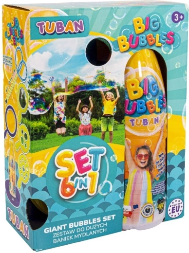 Set za velike mjehuriće od sapunice 6 u 1