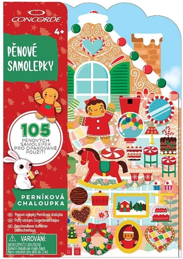 Pjenaste naljepnice CONCORDE gingerbread kućica