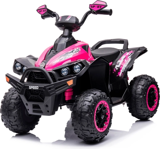 Chipolino električni četverokotač ATV Speed ružičasti