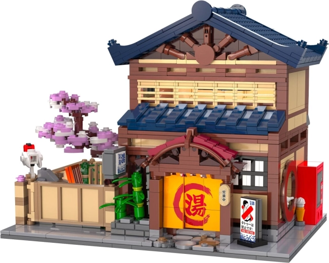 CaDA Bricks Japanese Sento Bathhouse 1:30