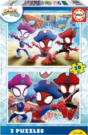 Educa puzzle Spidey and His Amazing Friends 2x20 pieces