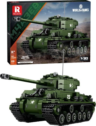 Komplet za slaganje tenka M4A3E8 Sherman World of Tanks 1:48 (839 dijelova)