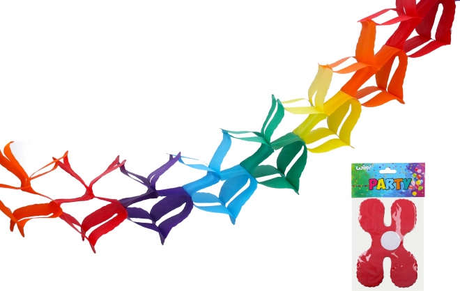 Šarena papirnata girlanda 3 m