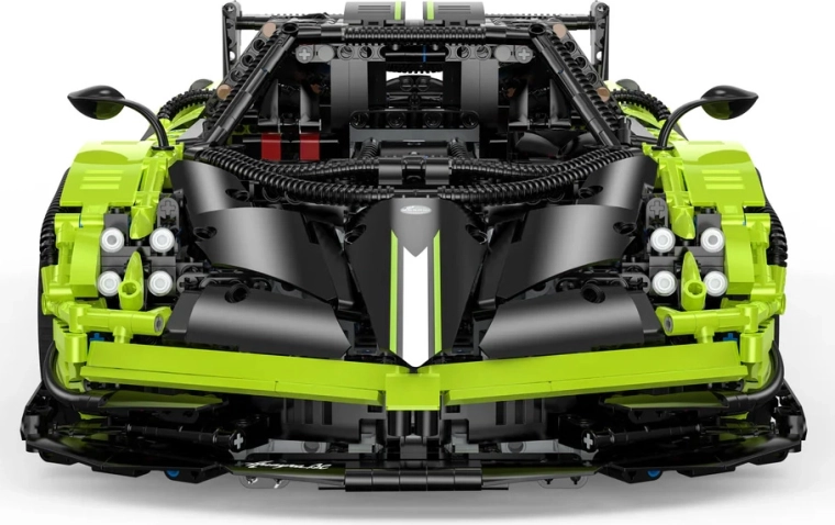 Konstruktorski set sportskog automobila PAGANI Huayra BC 1:8 zelena Rastar