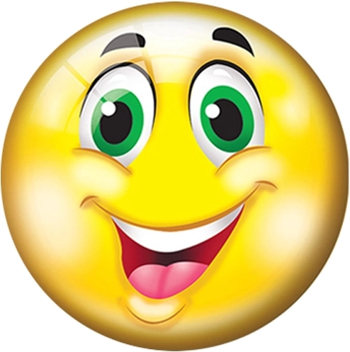 Dječja lopta s nasmiješenim licem 23 cm