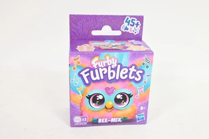 Furby Furblets Ree-Mix interaktivna plišana igračka s kopčom - 1 komad