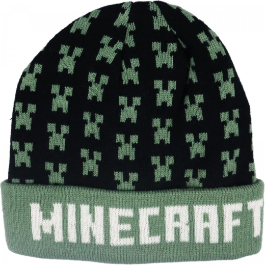 Black Minecraft Beanie